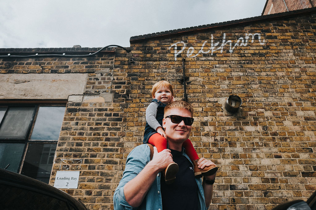 dad with toddler peckham london family photos