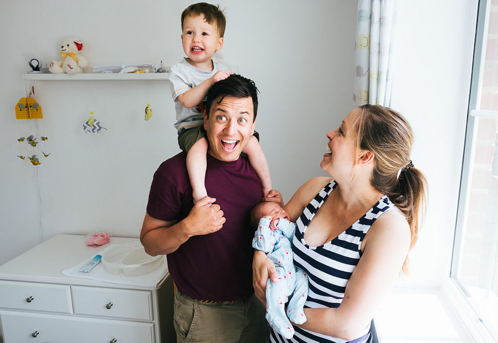 Survival tips from new parents - parents with newborn and toddler