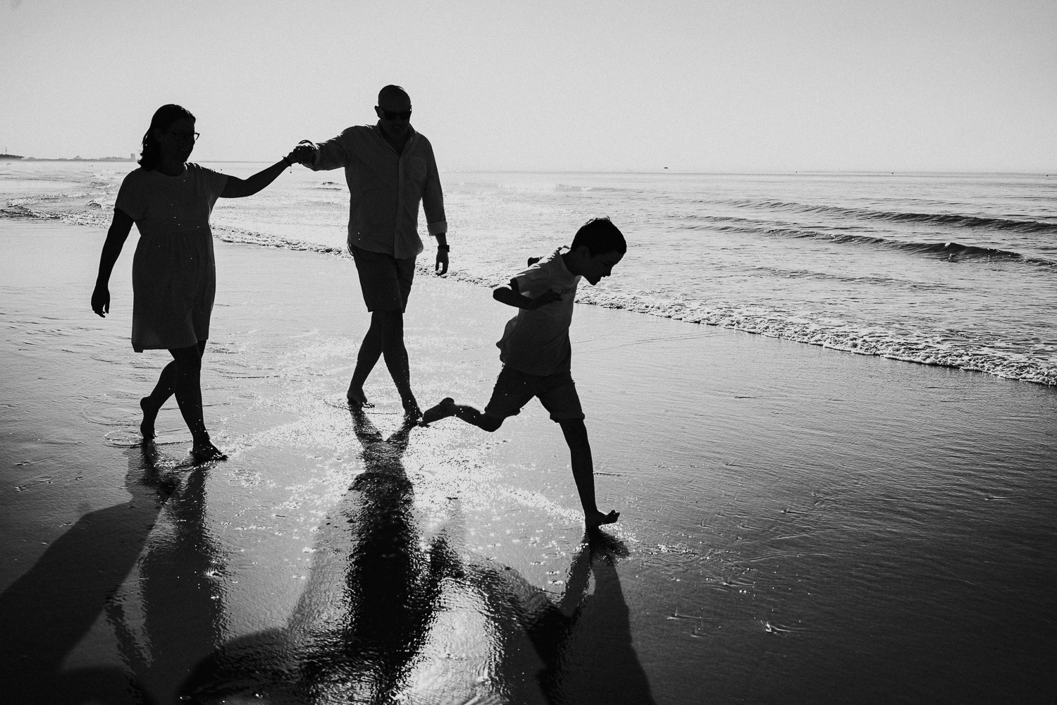 sibling family photography 2020 black and white portrait young boy