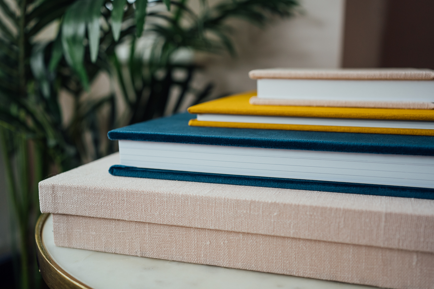 ORGANISING AND PRINTING YOUR PHOTO FRAME CHEVRON SAMPLES DISPLAY ON COFFEE TABLE WITH PLANT IN HOME