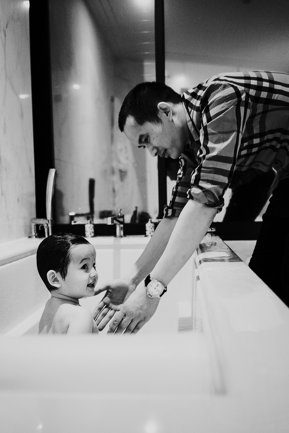 family vacation photo shoot in the south of france grand hotel du cap ferrat four seasons little boy bathtime